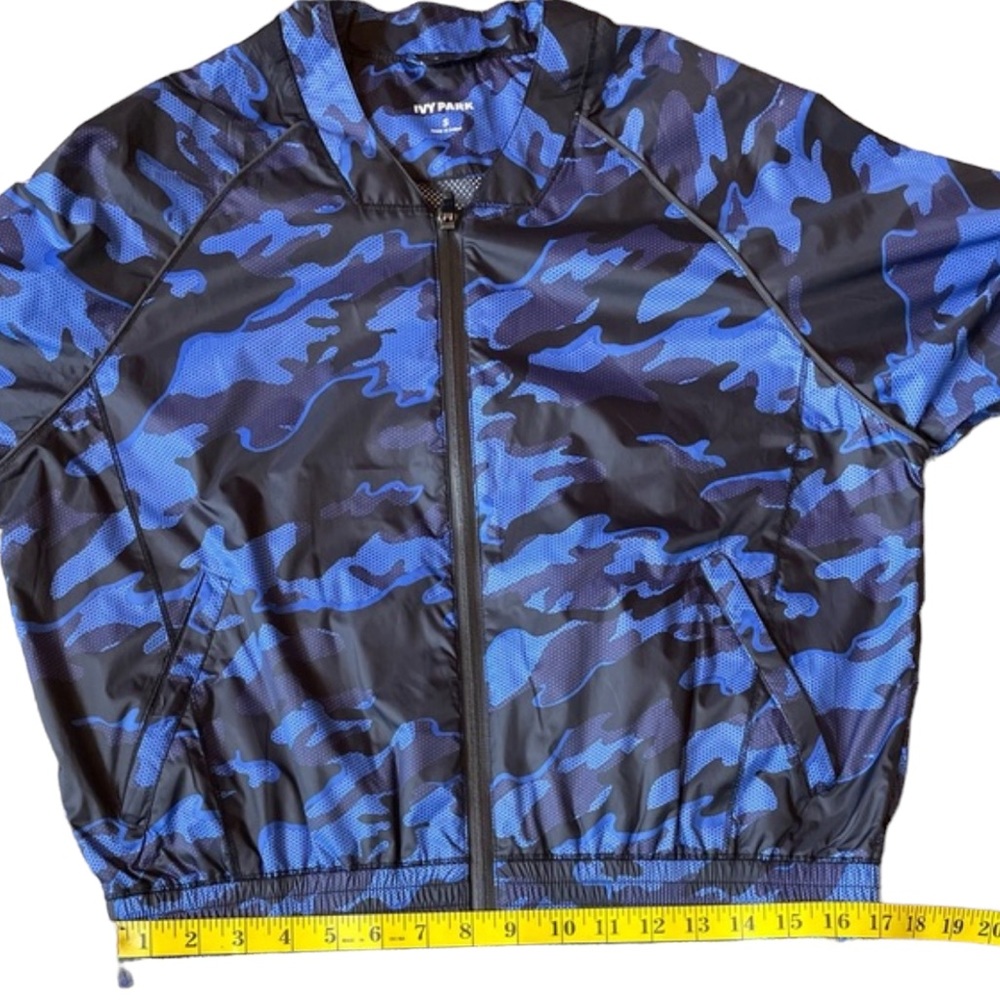 Ivy Park Cropped Camo Zip-Up Bomber Jacket (B) - Picture 11 of 14